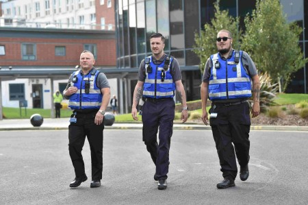 Hospital safety team members