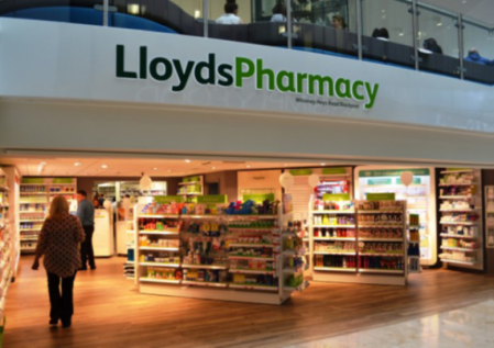 The Lloyds outpatient pharmacy at Blackpool Victoria Hospital